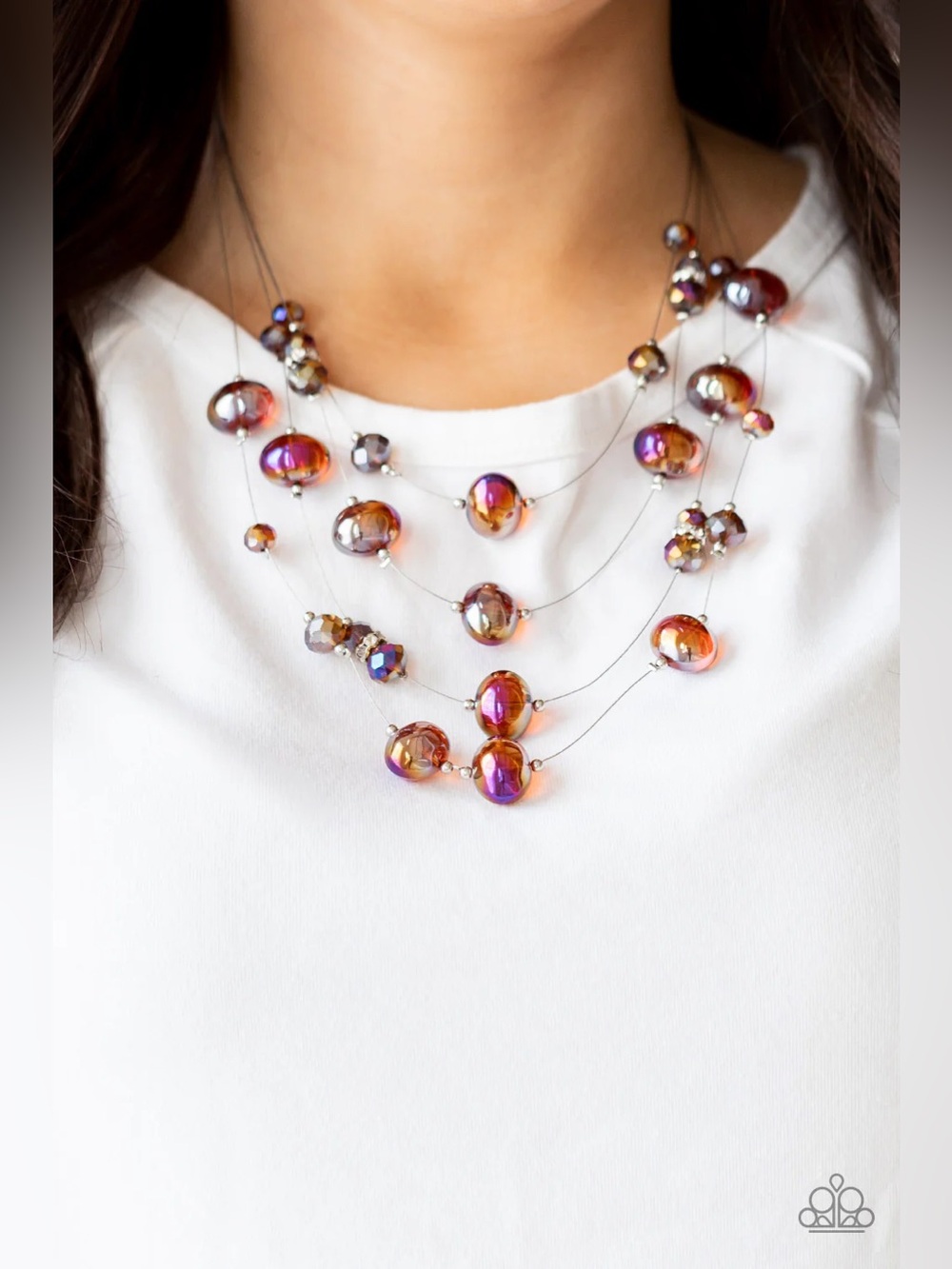 ❤️‍🔥5/$25❤️‍🔥 Cosmic Real Estate Brown Necklace